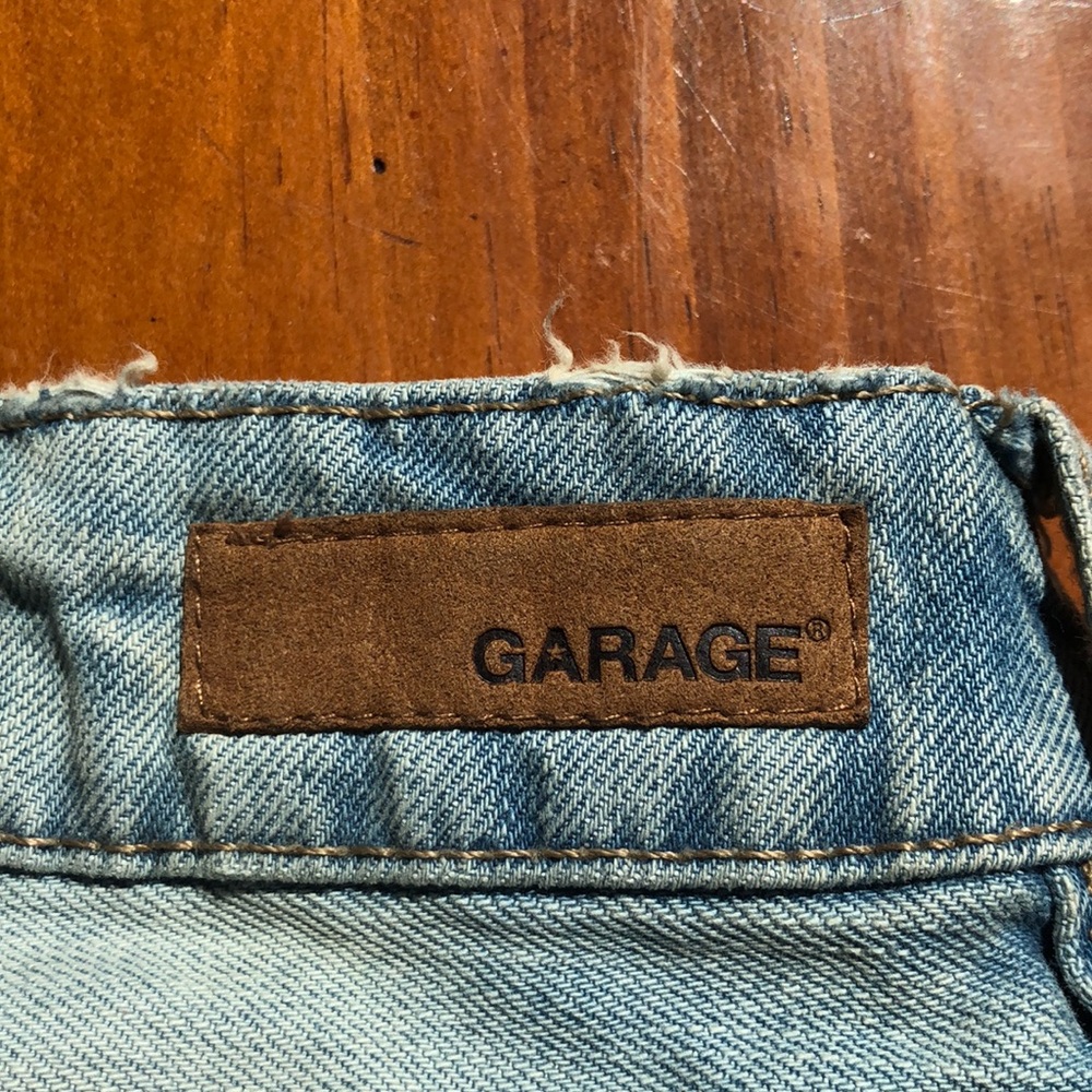 Garage Ripped Blue Jeans - Picture 3 of 4